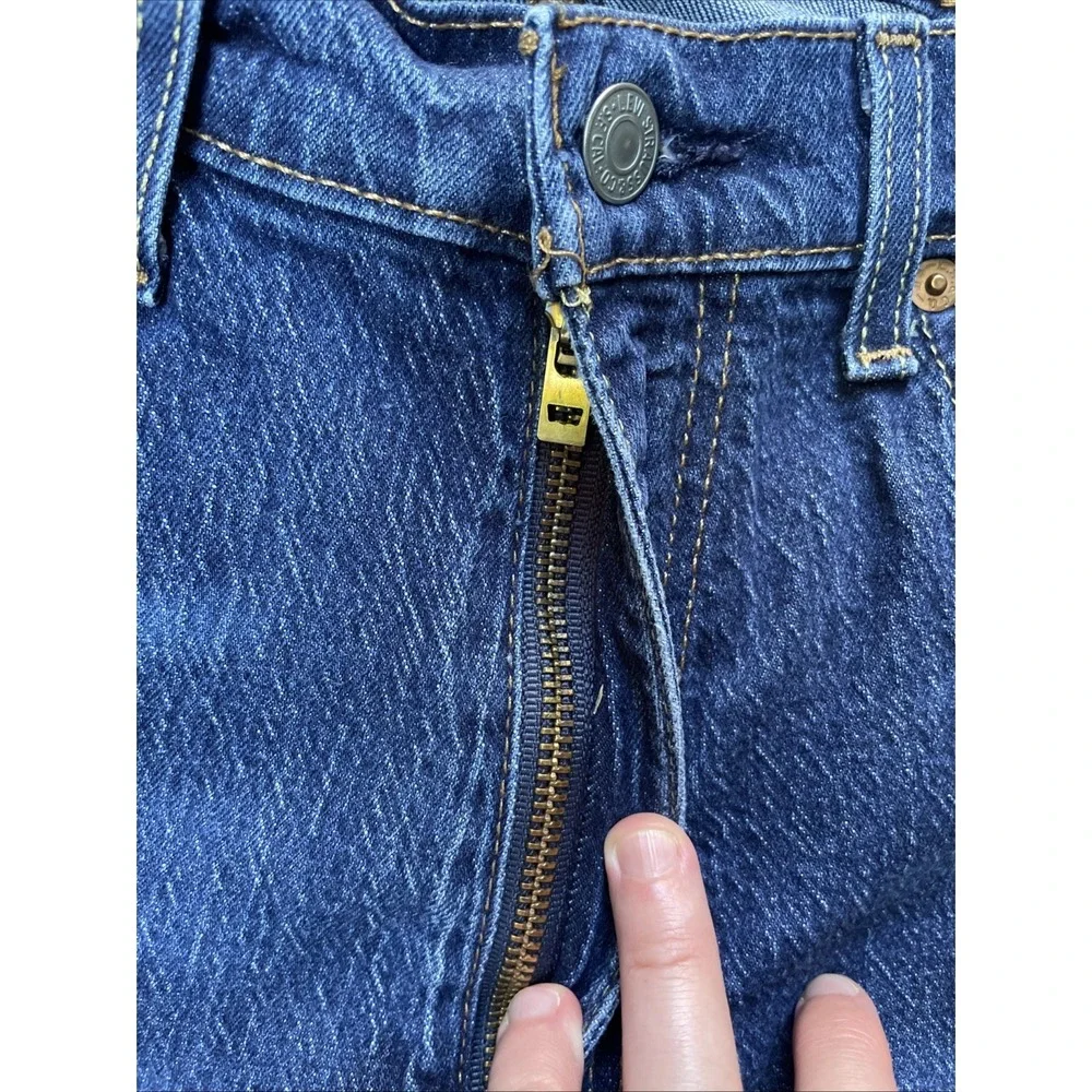 Levi's 505 Men's Jeans 36x34 Regular Fit Blue Denim‎ Stretch Made in Mexico
